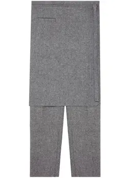 Courrèges: Брюки из шерсти 