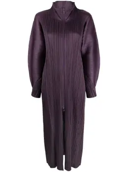 Pleats Please Issey Miyake: Тёмное пальто