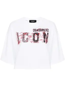 Dsquared2: Хлопковая футболка  Icon