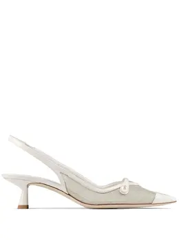 Jimmy Choo: Серебристые туфли 