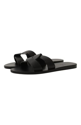 Ancient Greek Sandals: Чёрные шлёпанцы  Desmos