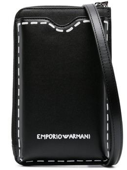 Emporio Armani: Кошелёк с принтом 