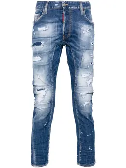 Dsquared2: Голубые джинсы  Tidy Biker