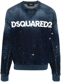 Dsquared2: Джинсовый свитшот 