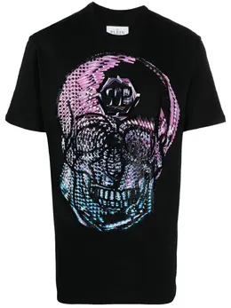 Philipp Plein: Футболка  Skull с принтом