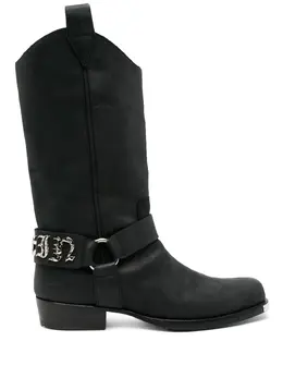 Philipp Plein: Чёрные ботинки 