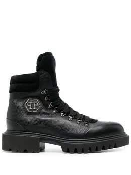 Philipp Plein: Чёрные ботинки 