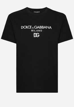 DOLCE&GABBANA: Чёрная футболка 