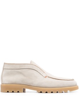 Santoni: Светлые туфли 