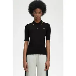 FRED PERRY: Чёрное поло 