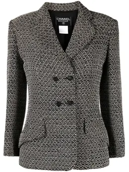 CHANEL Pre-Owned: Твидовый жакет 