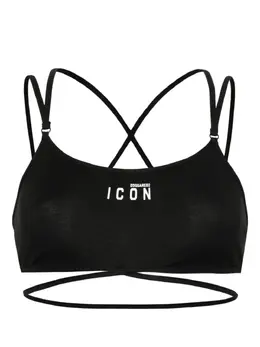 Dsquared2: Чёрный бюстгальтер  Icon