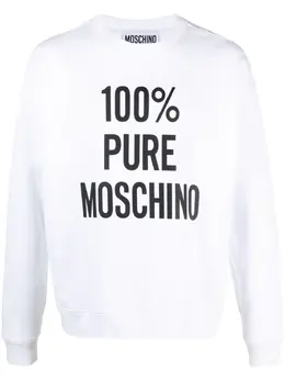 Moschino: Свитшот с принтом 