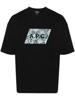 A.P.C.: Футболка с принтом 