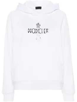 Moncler: Хлопковая толстовка 