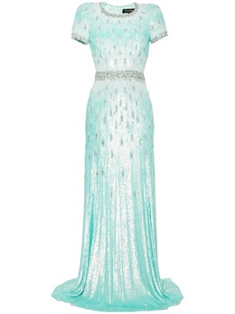 Jenny Packham: Зелёное платье 