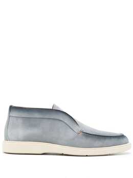 Santoni: Светлые ботинки 