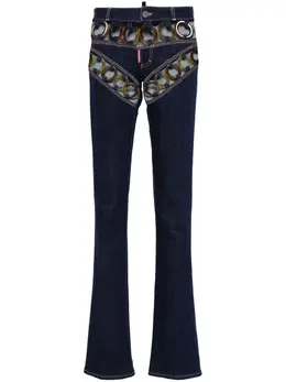 Dsquared2: Расклешённые джинсы 
