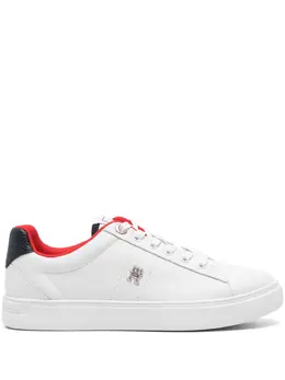 Tommy Hilfiger: Белые кроссовки  Essential