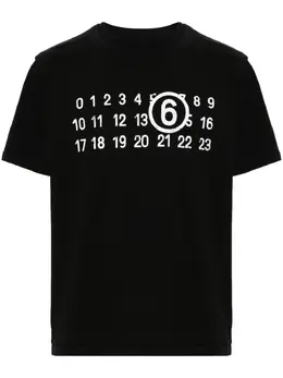 MM6 Maison Margiela: Хлопковая футболка 
