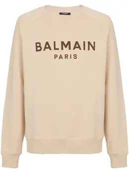 Balmain: Свитшот с принтом