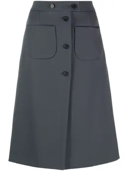 Courrèges: Хлопковая юбка 