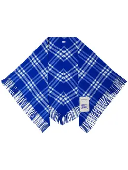 Burberry: Голубой шарф  Vintage Check