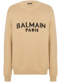 Balmain: Трикотажный свитер 