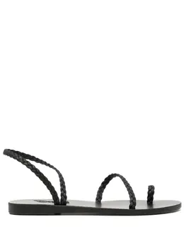 Ancient Greek Sandals: Чёрные сандалии  Eleftheria