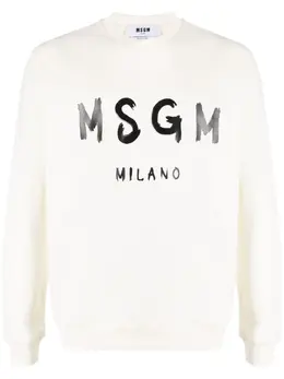 MSGM: Свитшот с принтом 