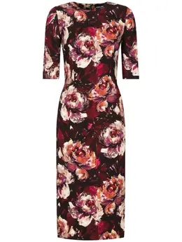 Dolce & Gabbana: Платье с принтом 