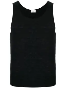 Saint Laurent: Чёрная майка 