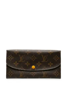 Louis Vuitton Pre-Owned: Коричневый кошелёк