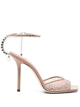 Jimmy Choo: Розовые сандалии  Saeda