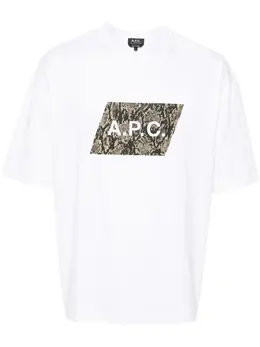 A.P.C.: Футболка с принтом 