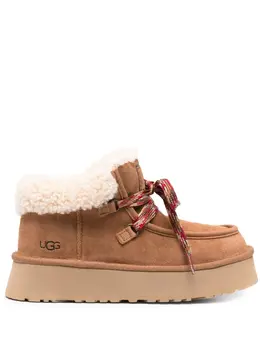 UGG: Коричневые ботинки 