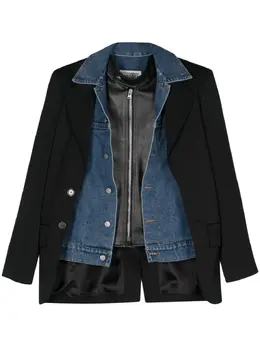 MM6 Maison Margiela: Чёрный жакет 