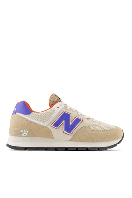New Balance: Бежевые кроссовки 