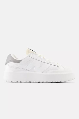 New Balance: Белые кроссовки 