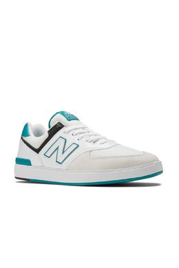 New Balance: Белые кроссовки 