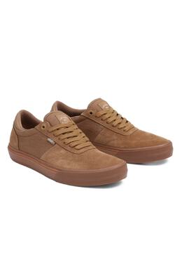 Vans: Коричневые кроссовки 