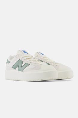 New Balance: Оранжевые кроссовки 