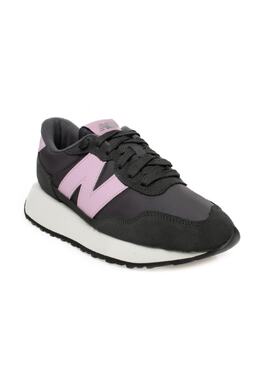 New Balance: Серые кроссовки 