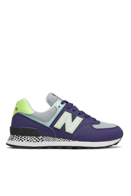 New Balance: Фиолетовые кроссовки 