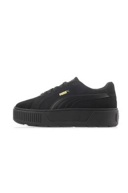 PUMA: Чёрные кроссовки 