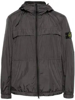 Stone Island: Чёрная куртка  Compass