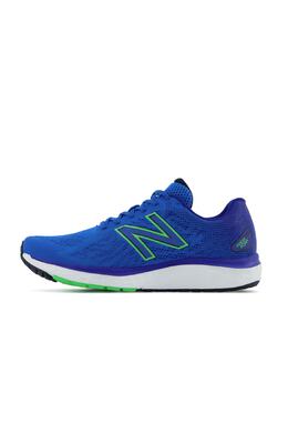 New Balance: Голубые кроссовки 
