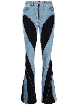 Mugler: Чёрные джинсы 