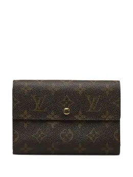 Louis Vuitton Pre-Owned: Коричневый кошелёк