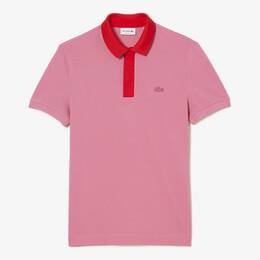 Lacoste: Розовое поло Red